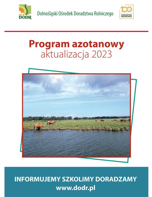 Broszura pt. Program azotanowy - aktualizacja 2023