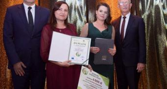 Karolina Łabudzińska podczas wręczania nagród dla laureatów konkursu Doradca Roku
